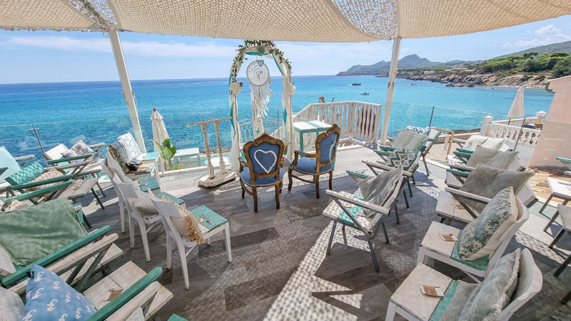 Eine Hochzeit mit Meerblick auf Mallorca in Cala Ratjada